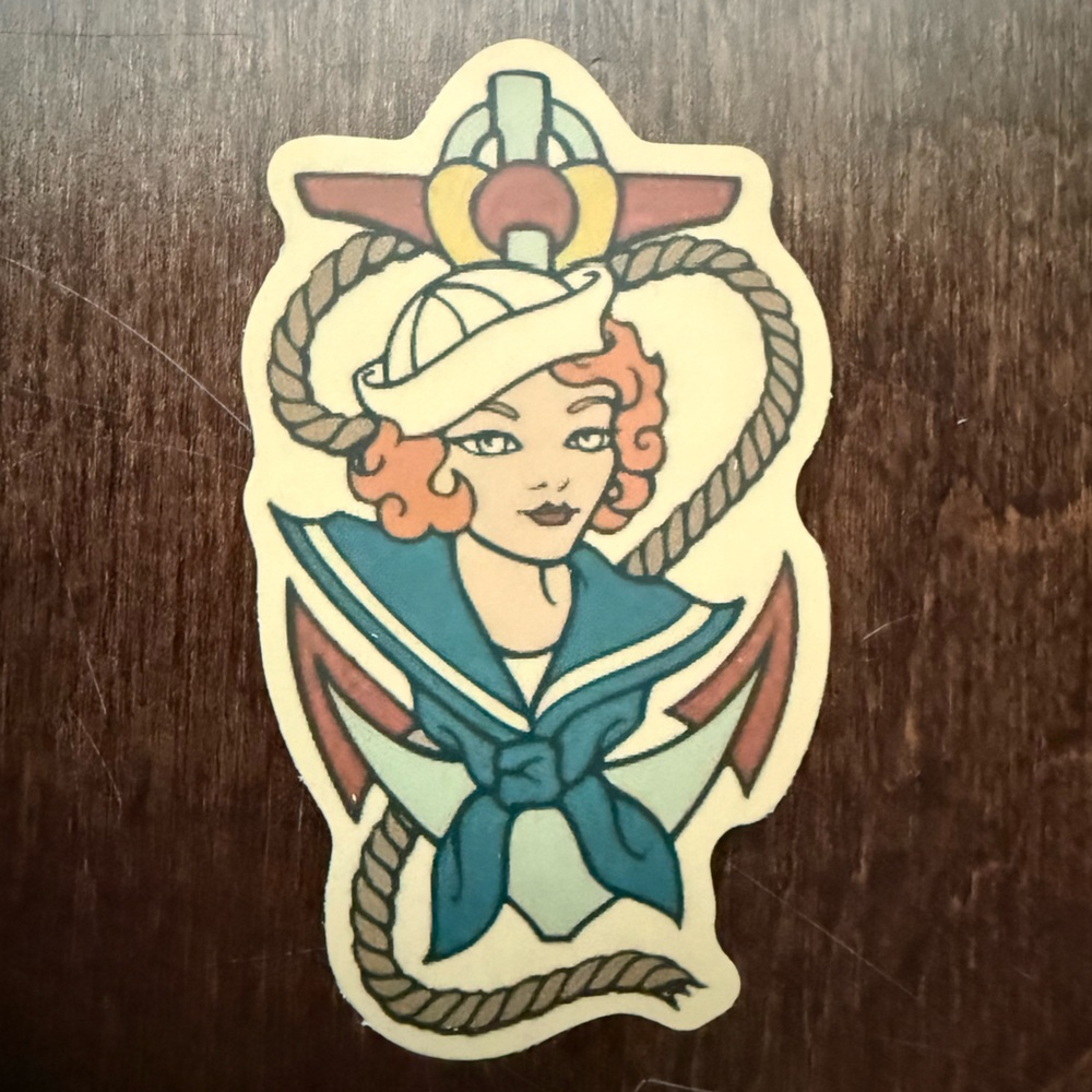 🎀10 for $10🎀 New Vinyl Sticker Pin Up Girl Tattoo Sailor Flapper Mermaid…